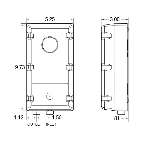 SPEX3208 - FlowCo Electric Under Sink Tankless Water Heater, 208V