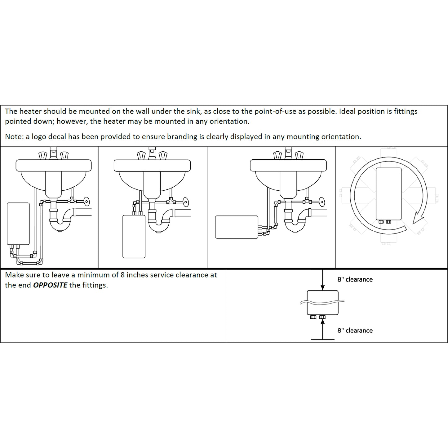 SPEX3208 - FlowCo Electric Under Sink Tankless Water Heater, 208V