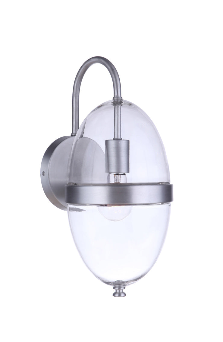 ZA3514-SA - Sivo 1 Light 15" High Outdoor Wall Lantern - Satin Aluminum