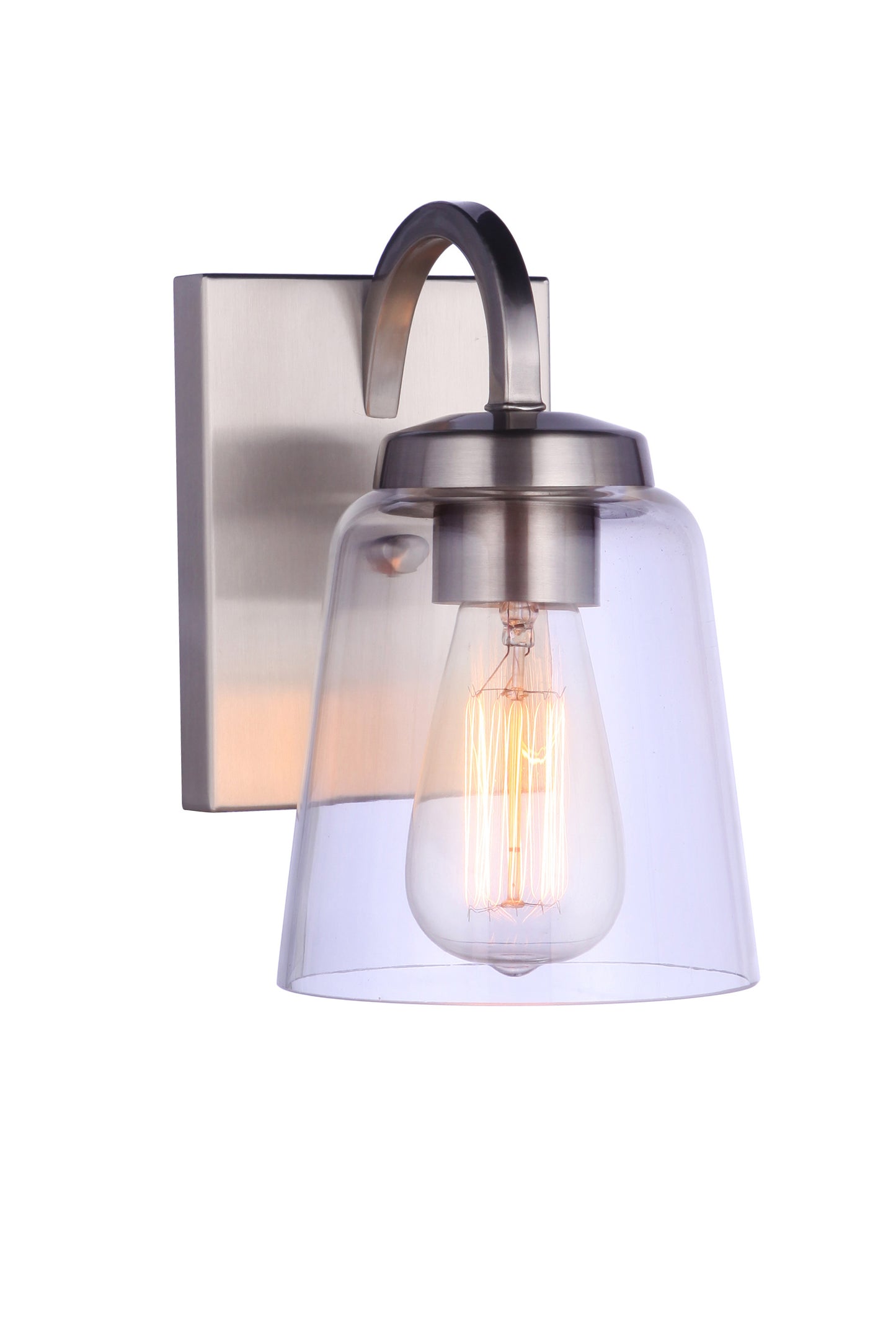 16306BNK1 - Elsa 1 Light 9" High Wall Sconce - Brushed Nickel