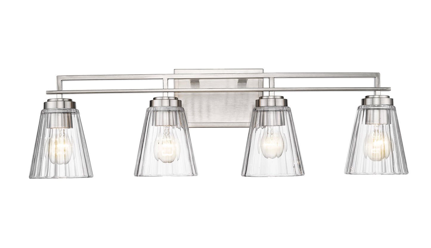 823-4V-BN - Lyna 4 Light 30" Vanity - Brushed Nickel