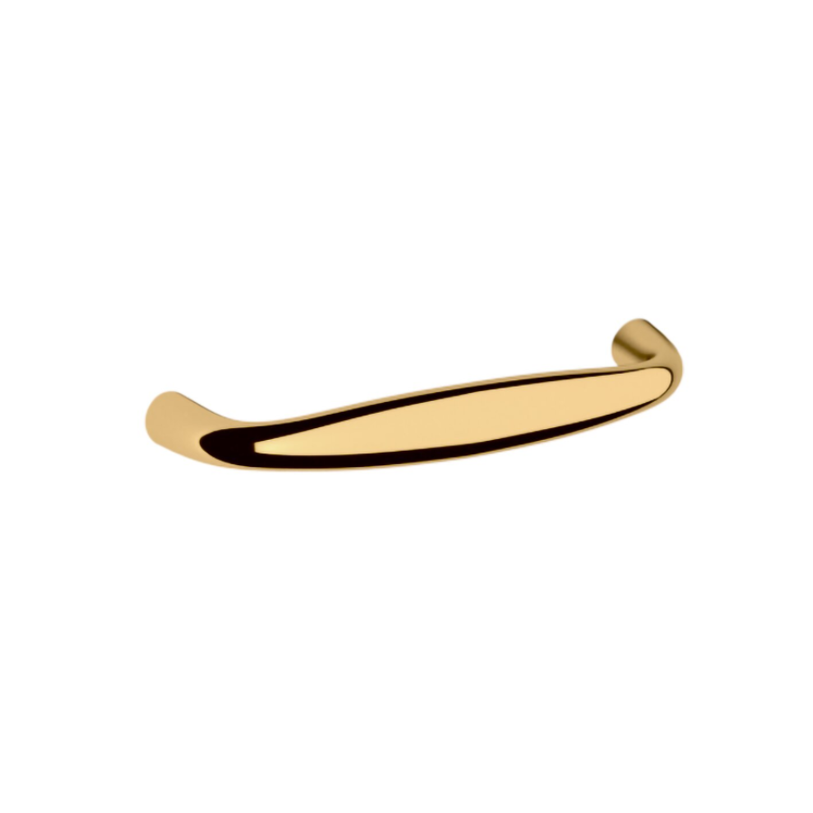 4480003 - 4" Centers - Oval Pull - Polished Brass