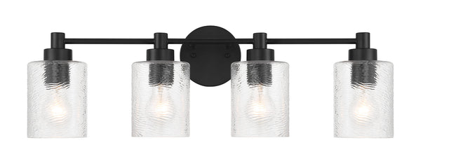 60204-FB - Lyndsey 4 Light 28" Wide Vanity Light - Flat Black