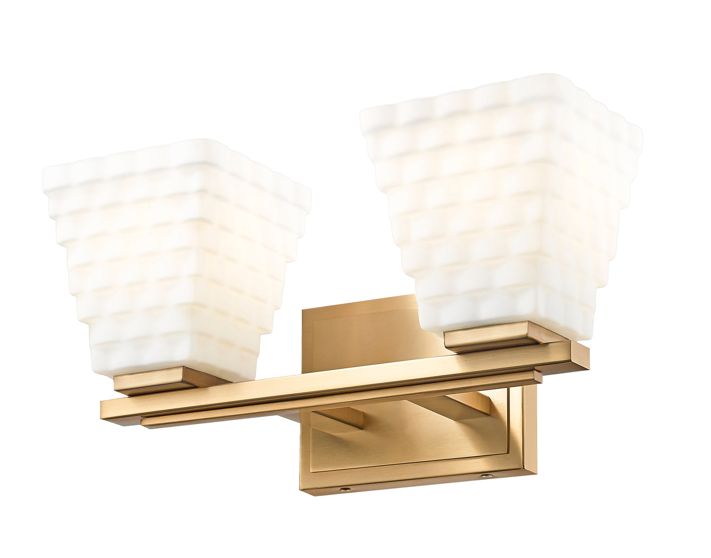 7514-2V-MGLD - Annalise 2 Light 14" Vanity - Modern Gold