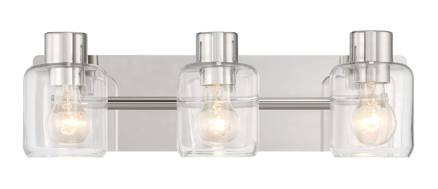 17720PLN3 - Rori 3 Light 20" Wide Vanity Light - Polished Nickel