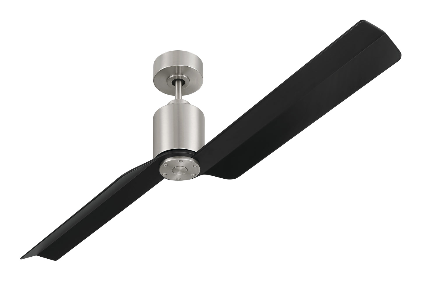 SLK56BNK2 - Sleek 56" 2 Blade Indoor Outdoor Ceiling Fan - Brushed Nickel