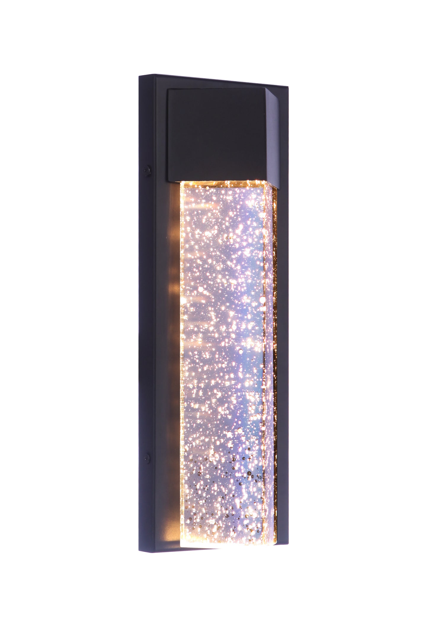 ZA6202-MN-LED - Tony 2 Light 13" High Outdoor Pocket Sconce - Midnight