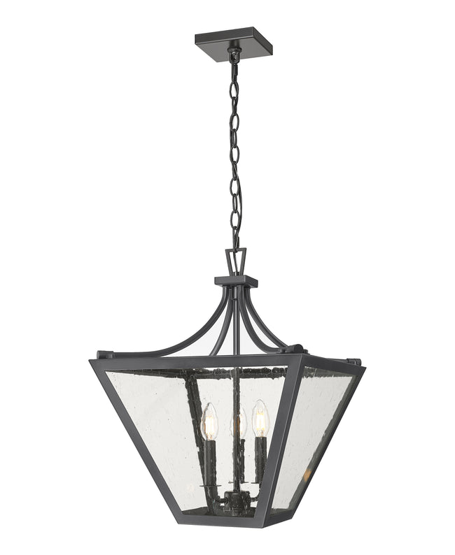 1961-3C-IO - Montalcino 3 Light 16" Chandelier - Iron Ore
