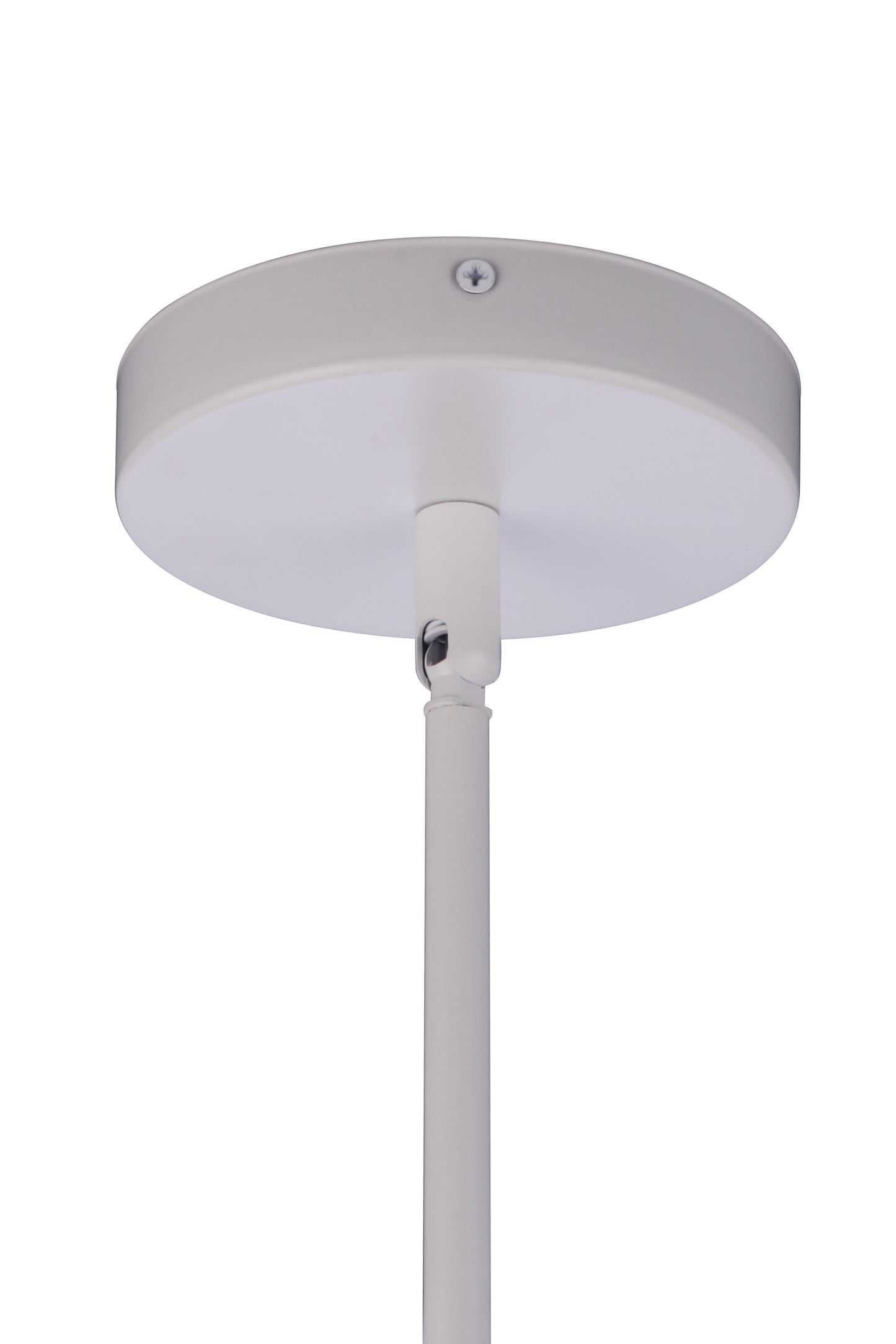 P990W-LED - Drama 2 Light 6" Wide Mini Pendant - White