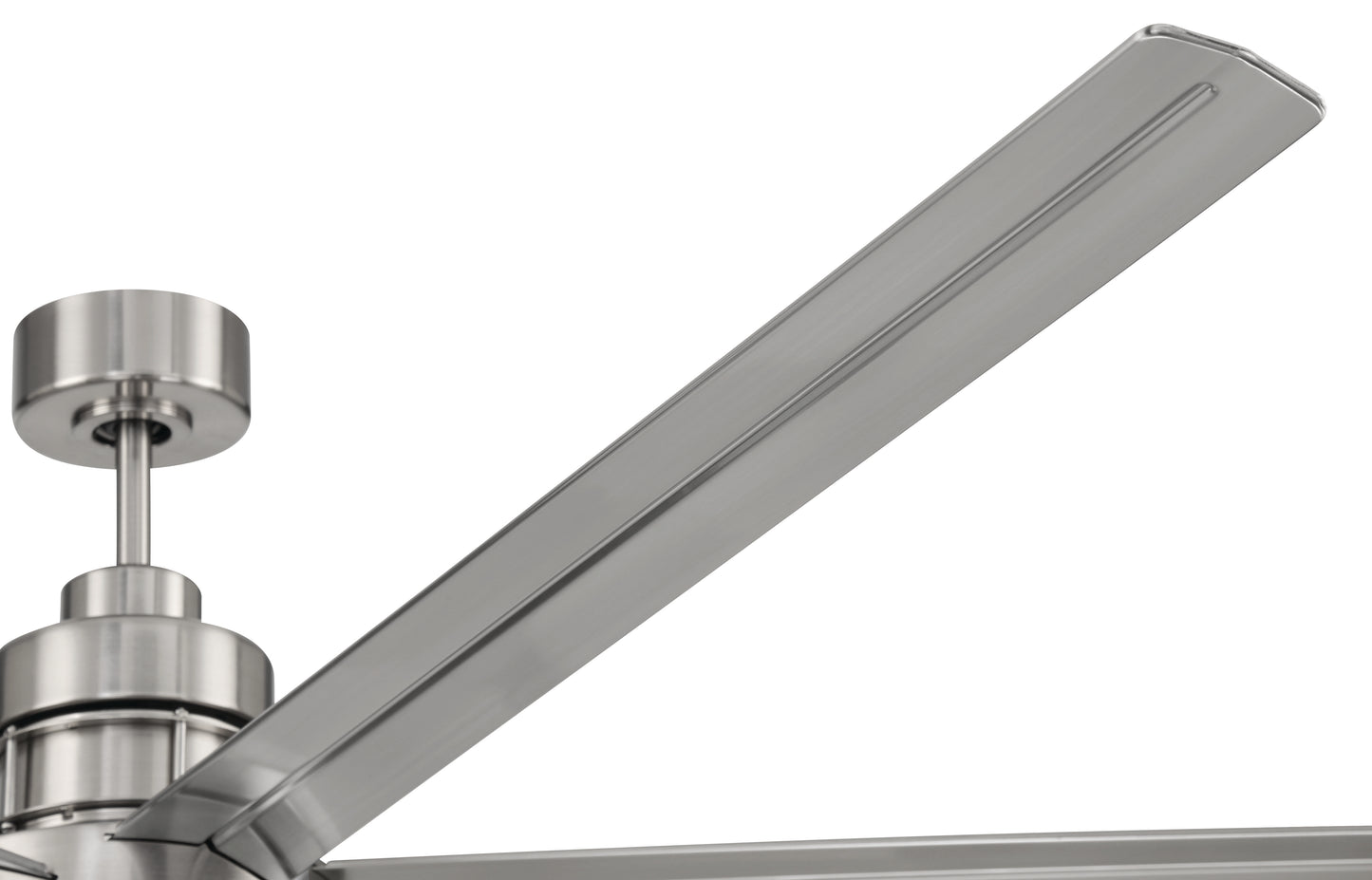 MND80BNK6 - Mondo 80 80" 6 Blade Ceiling Fan with Light Kit - Brushed Nickel