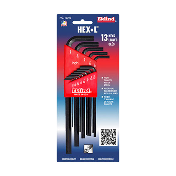 10213 - Long Series Hex-L Key Set 13 Count