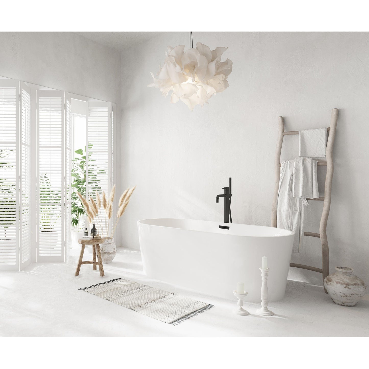 Springfield 67" Bathtub in Glossy White