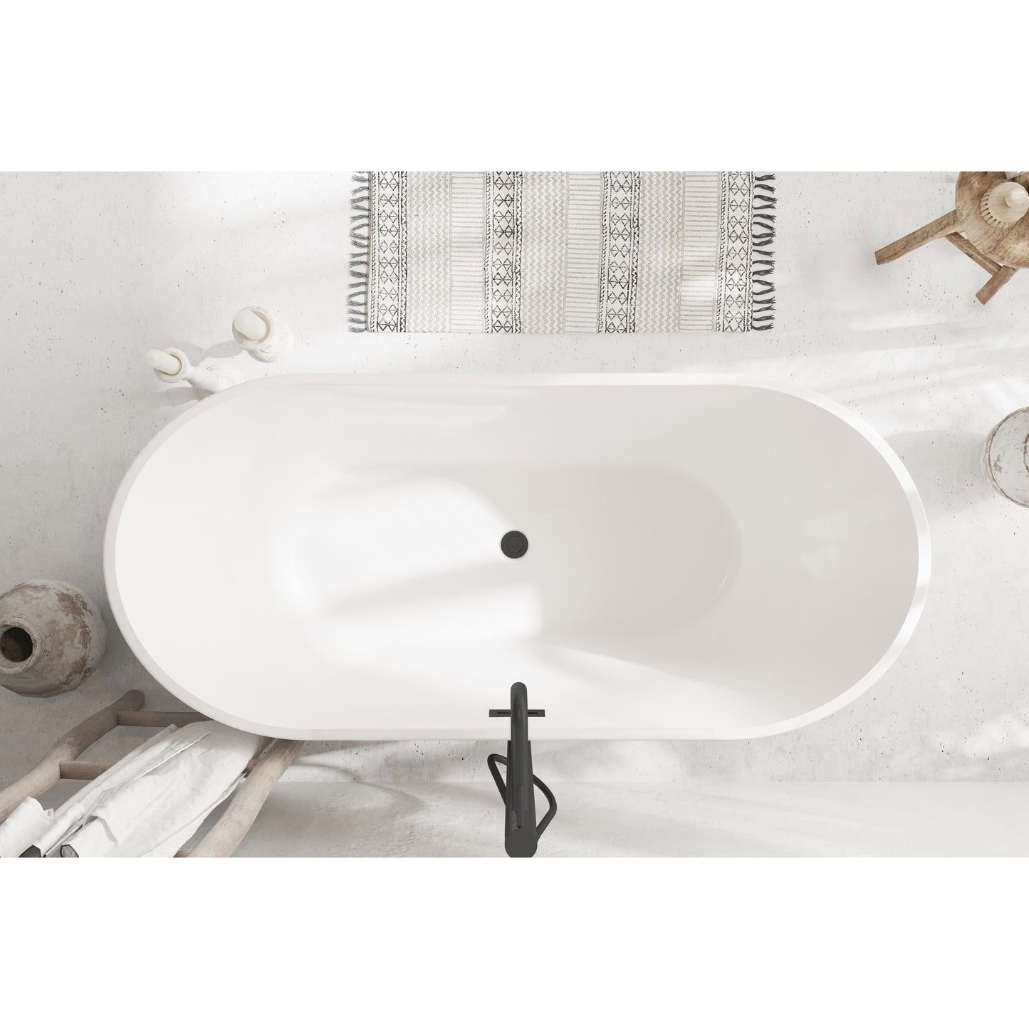 Springfield 67" Bathtub in Glossy White