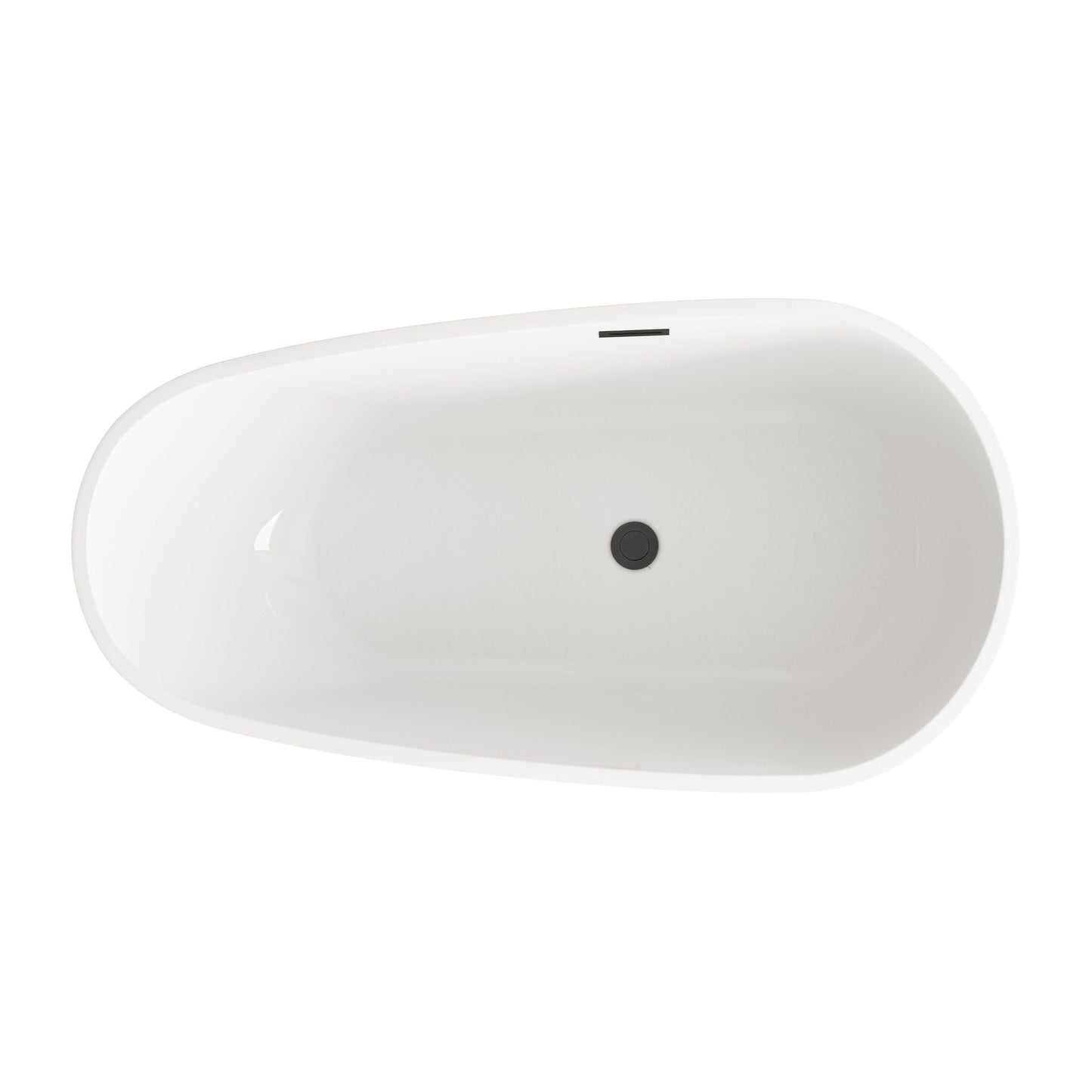 Clinton 59" Bathtub in Glossy White
