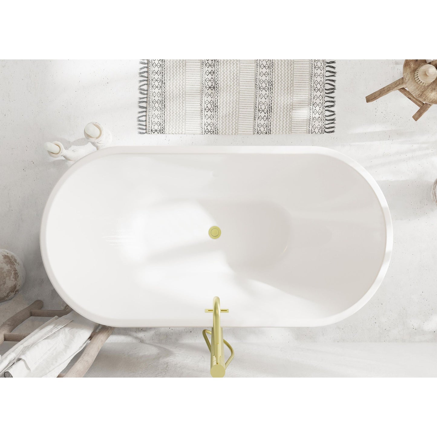 Fairview 59" Bathtub in Glossy White