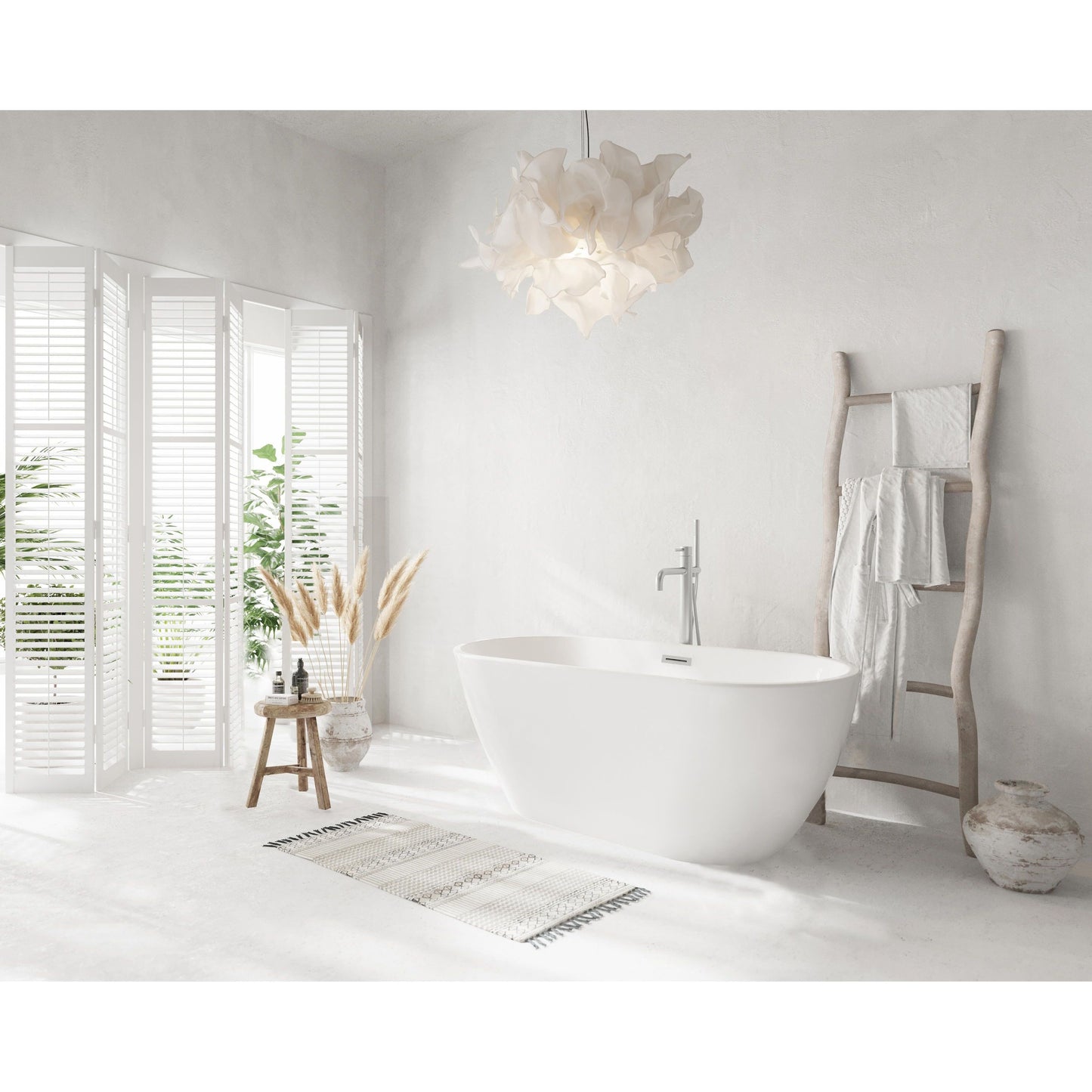 Fairview 59" Bathtub in Glossy White
