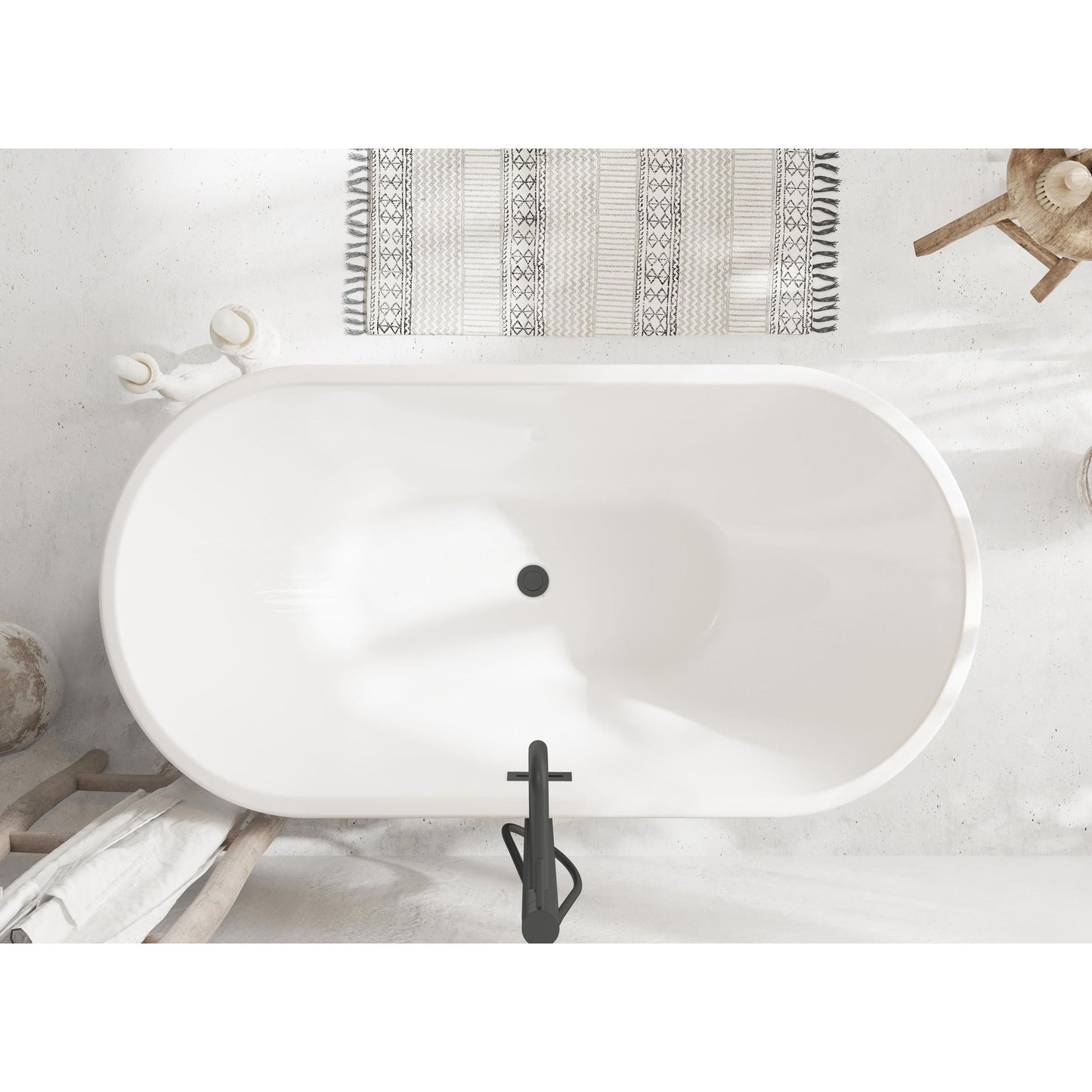 Fairview 59" Bathtub in Glossy White