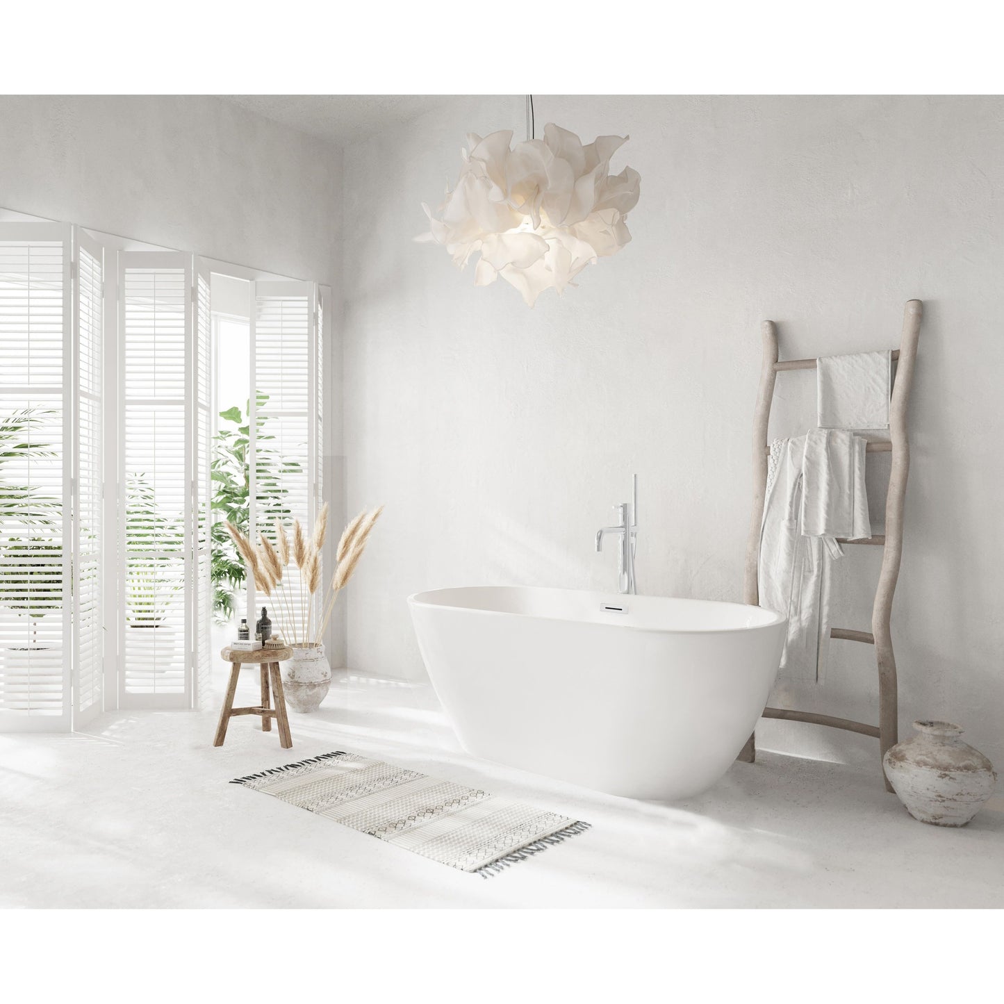 Fairview 59" Bathtub in Glossy White