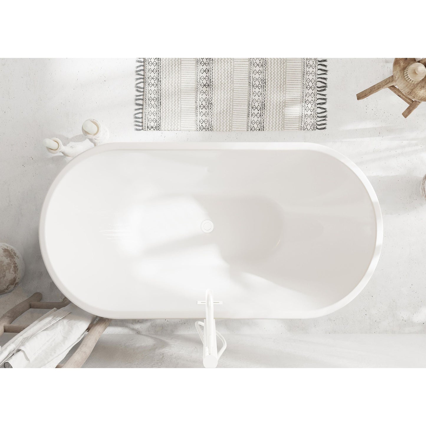 Fairview 59" Bathtub in Glossy White