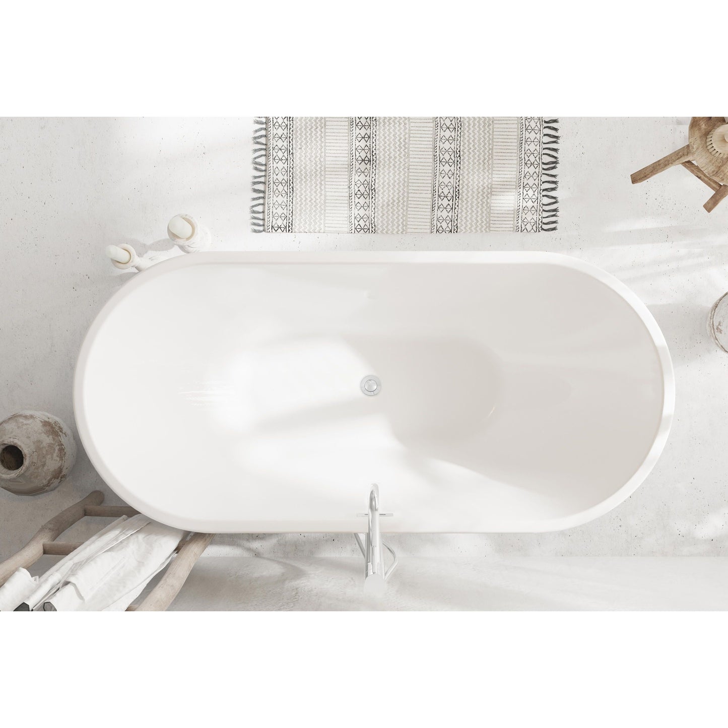 Fairview 67" Bathtub in Glossy White