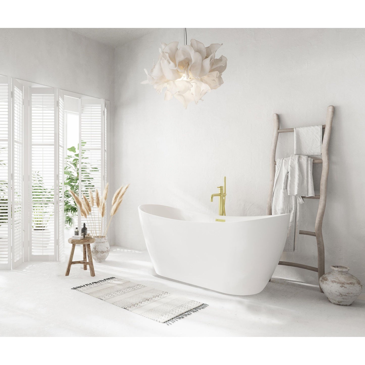 Bristol 59" Bathtub in Glossy White
