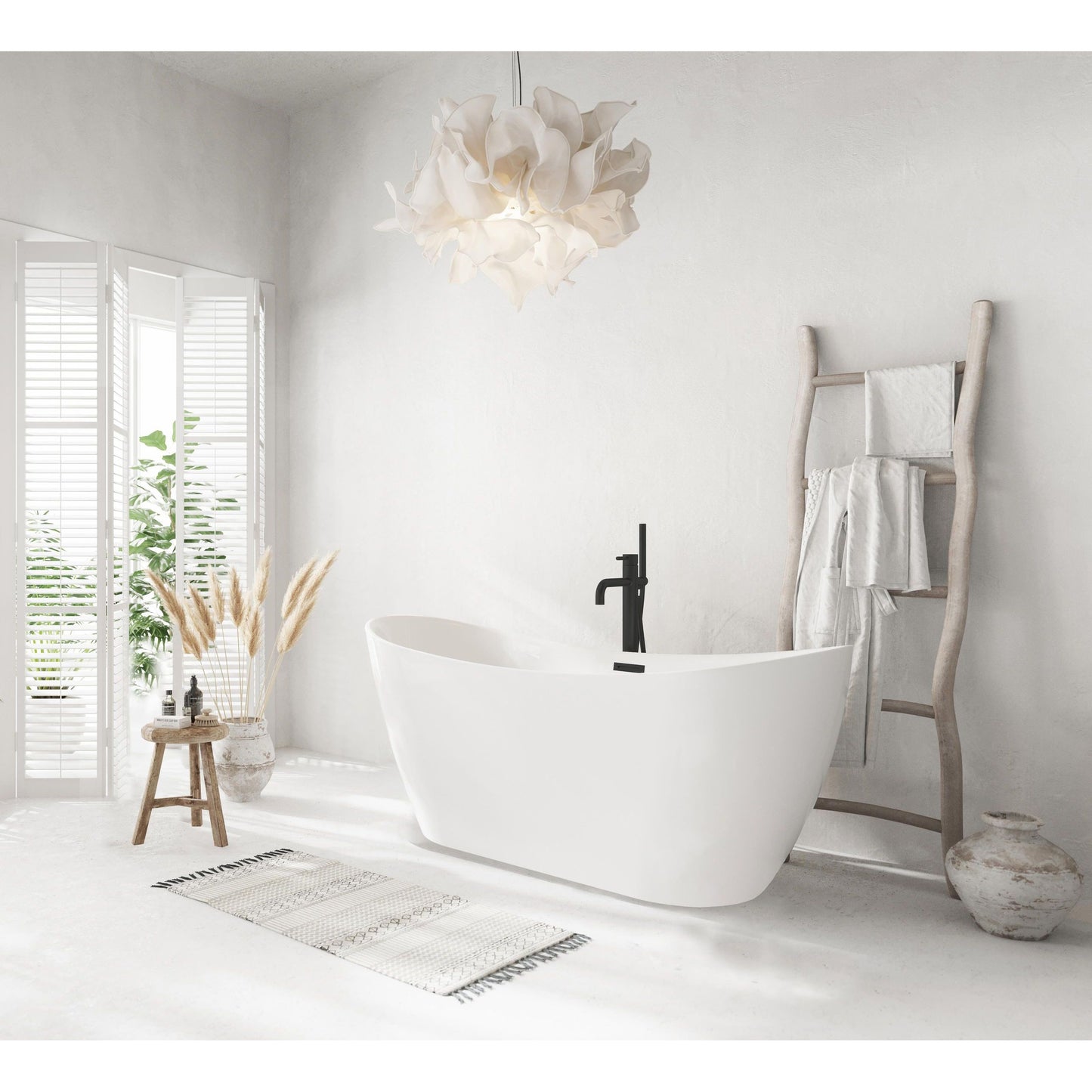 Bristol 59" Bathtub in Glossy White