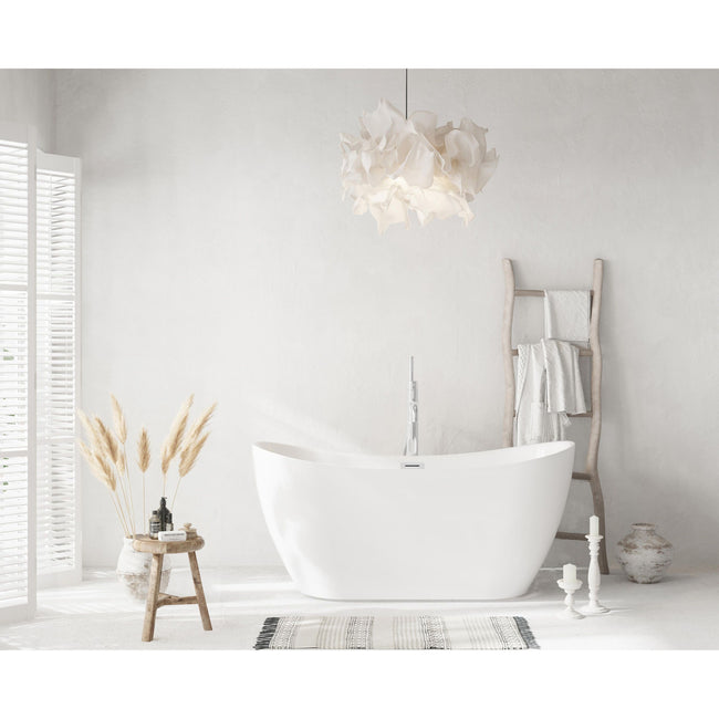 Bristol 59" Bathtub in Glossy White