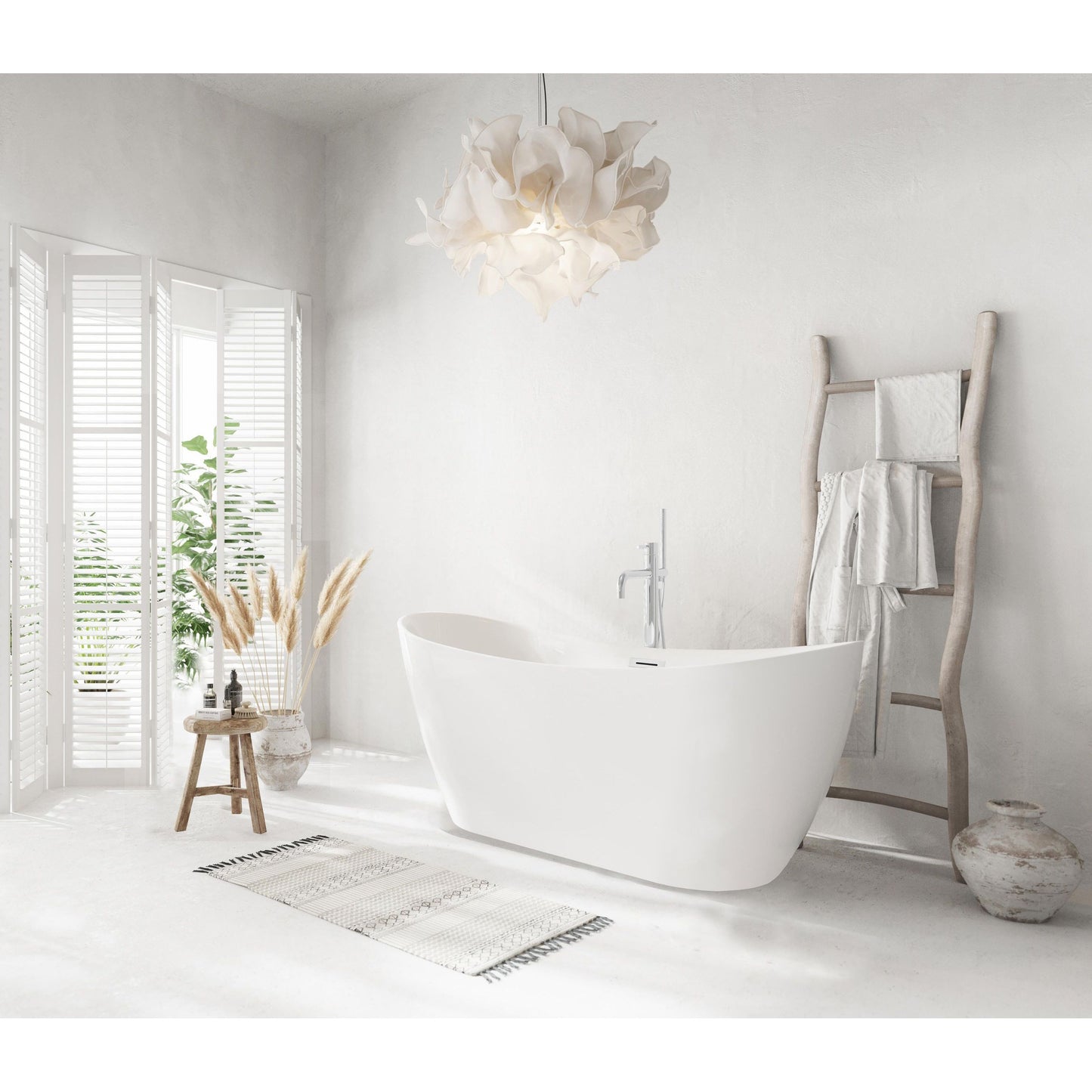 Bristol 59" Bathtub in Glossy White