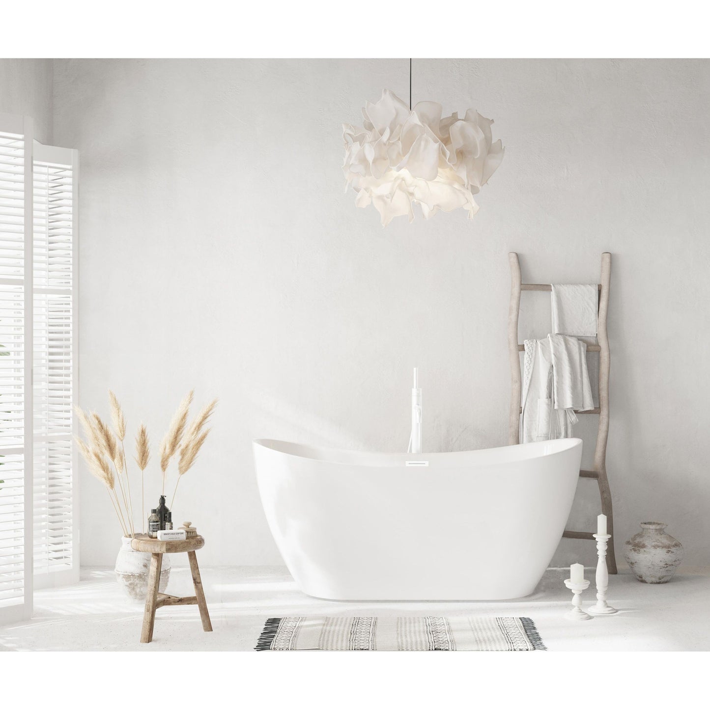 Bristol 59" Bathtub in Glossy White