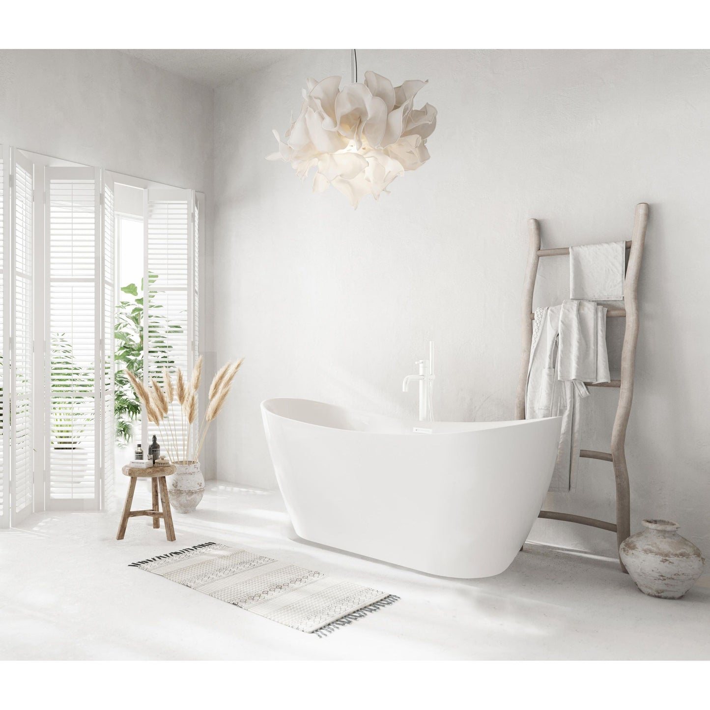 Bristol 59" Bathtub in Glossy White