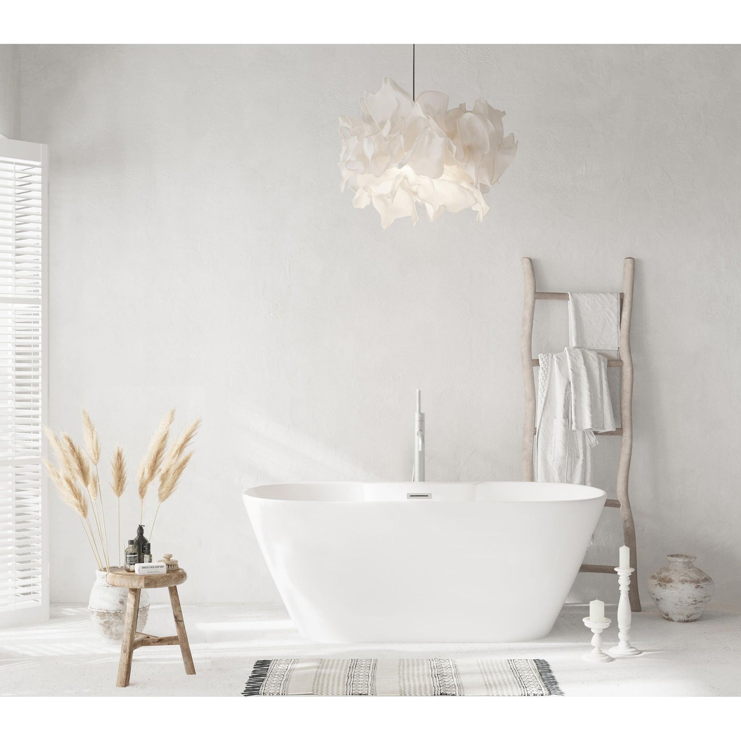 Landon 59" Bathtub in Glossy White