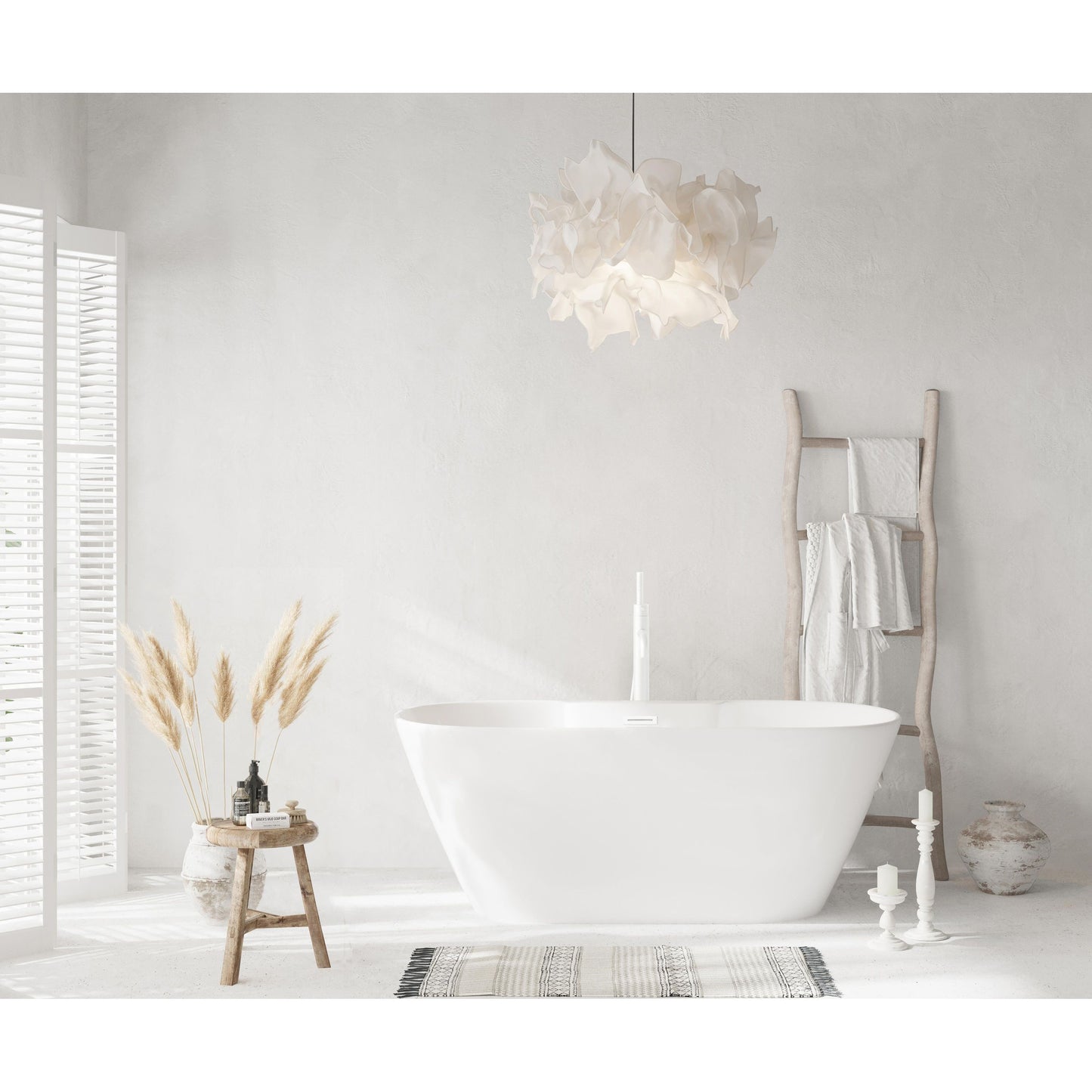 Landon 59" Bathtub in Glossy White