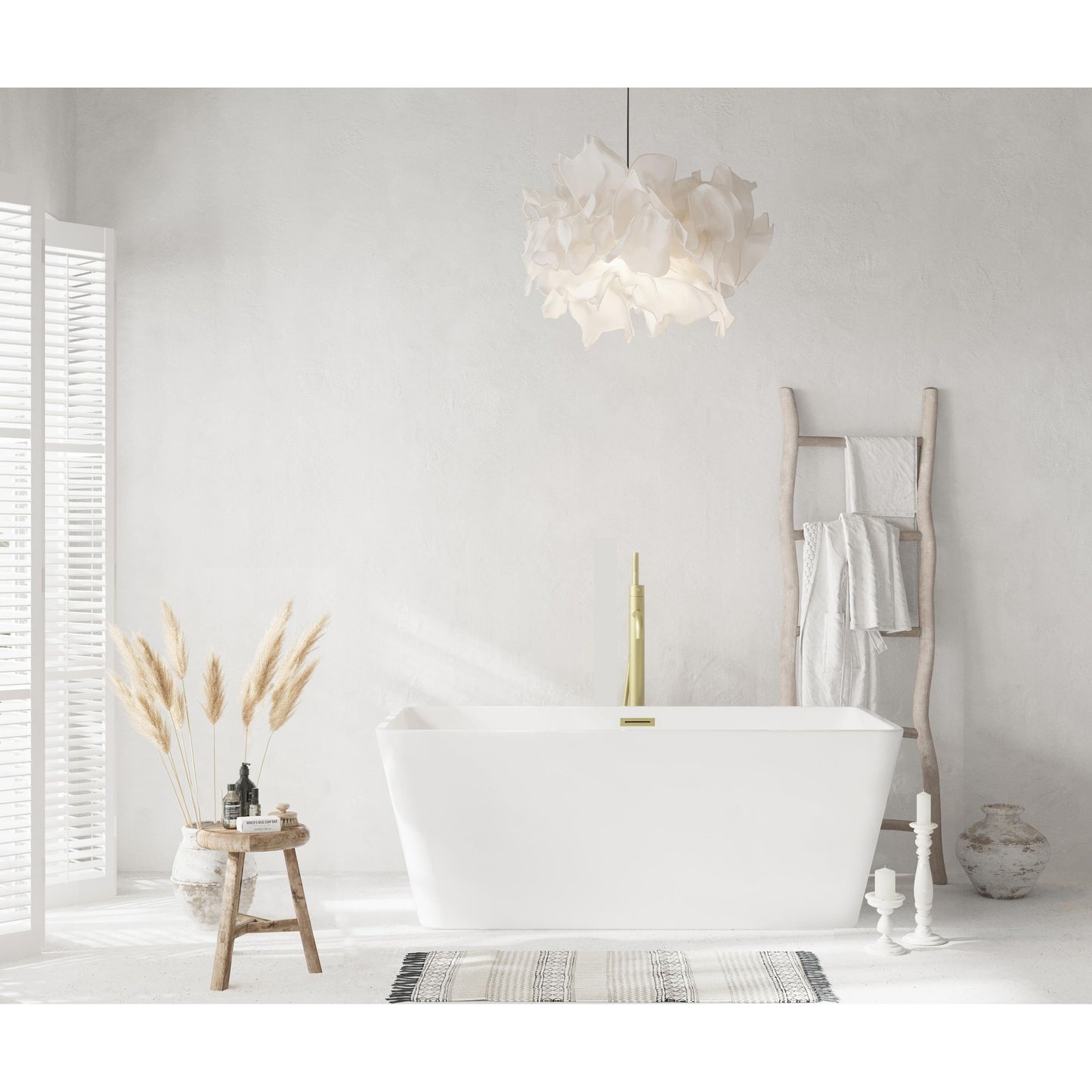 Jamison 59" Bathtub in Glossy White