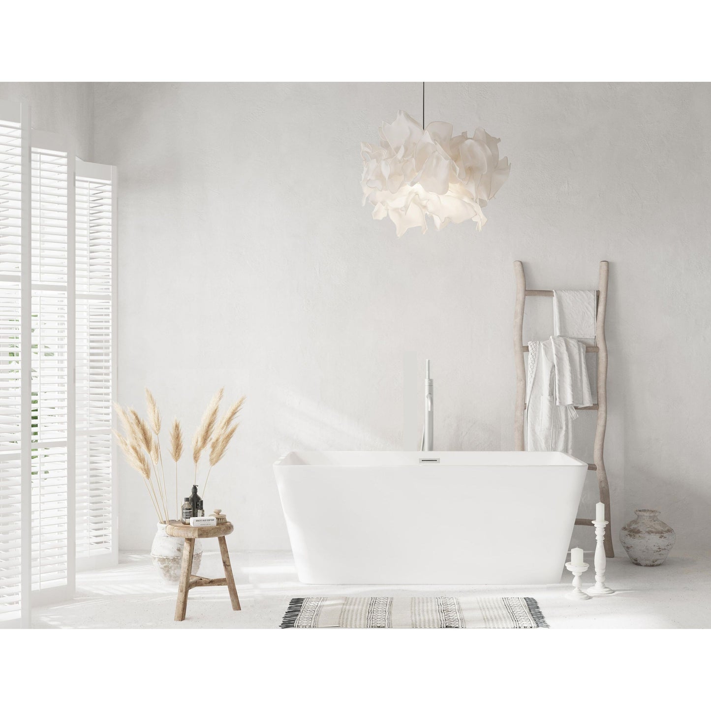 Jamison 59" Bathtub in Glossy White