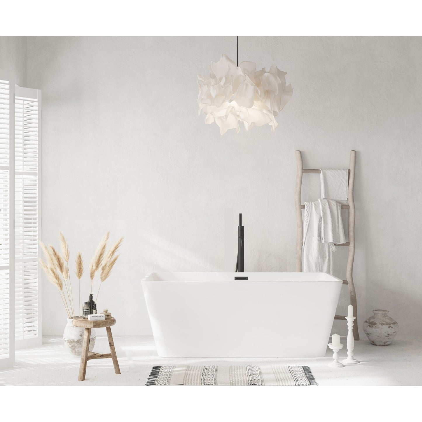 Jamison 59" Bathtub in Glossy White