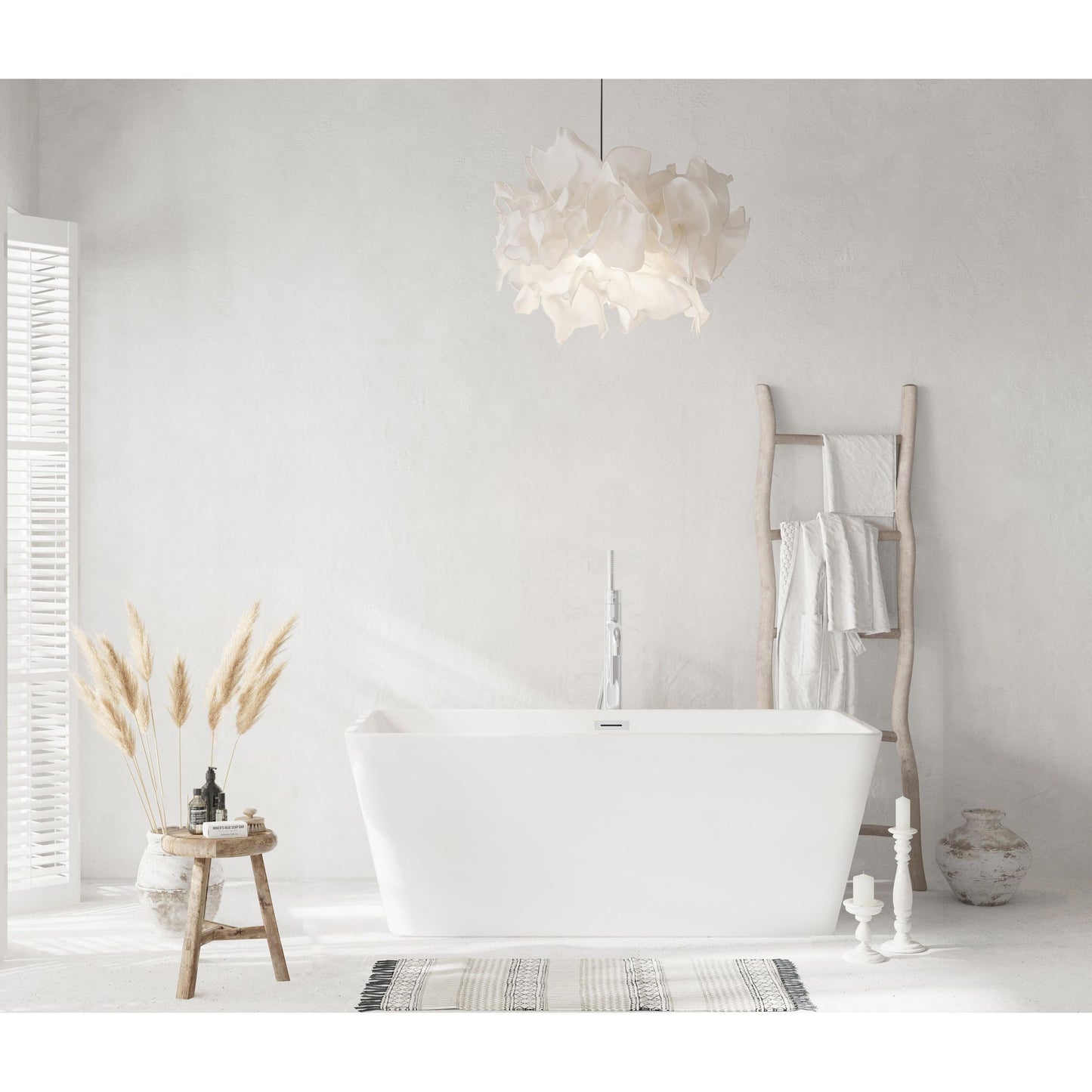 Jamison 59" Bathtub in Glossy White