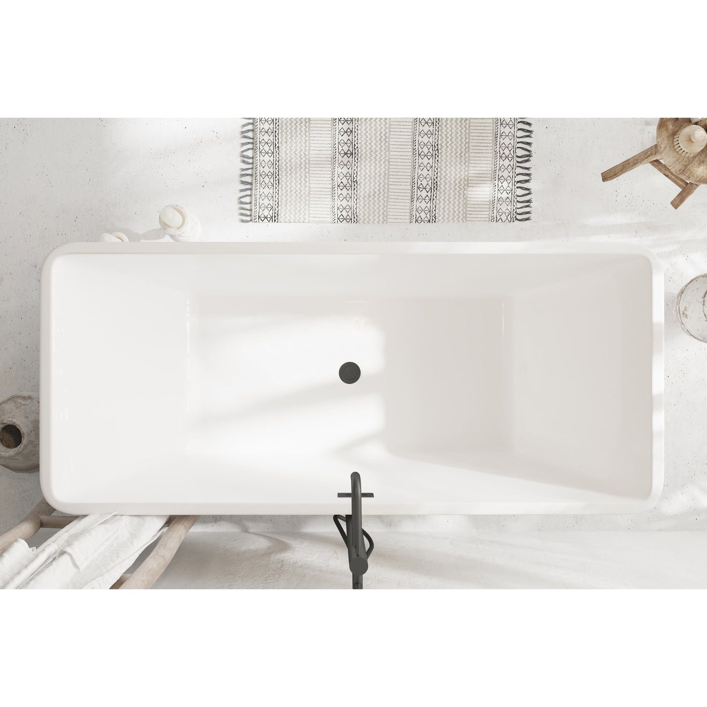 Jamison 67" Bathtub in Glossy White