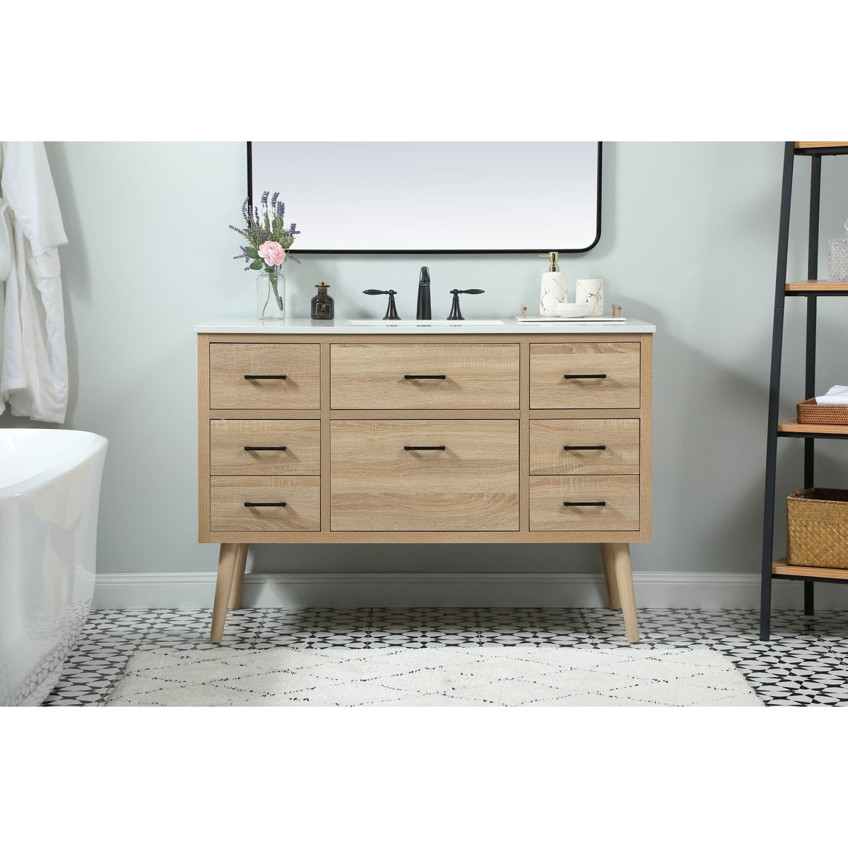 Boise 48" Single Bathroom Vanity Set