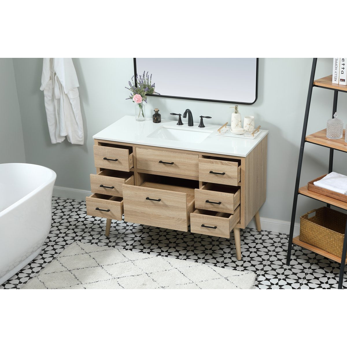 Boise 48" Single Bathroom Vanity Set