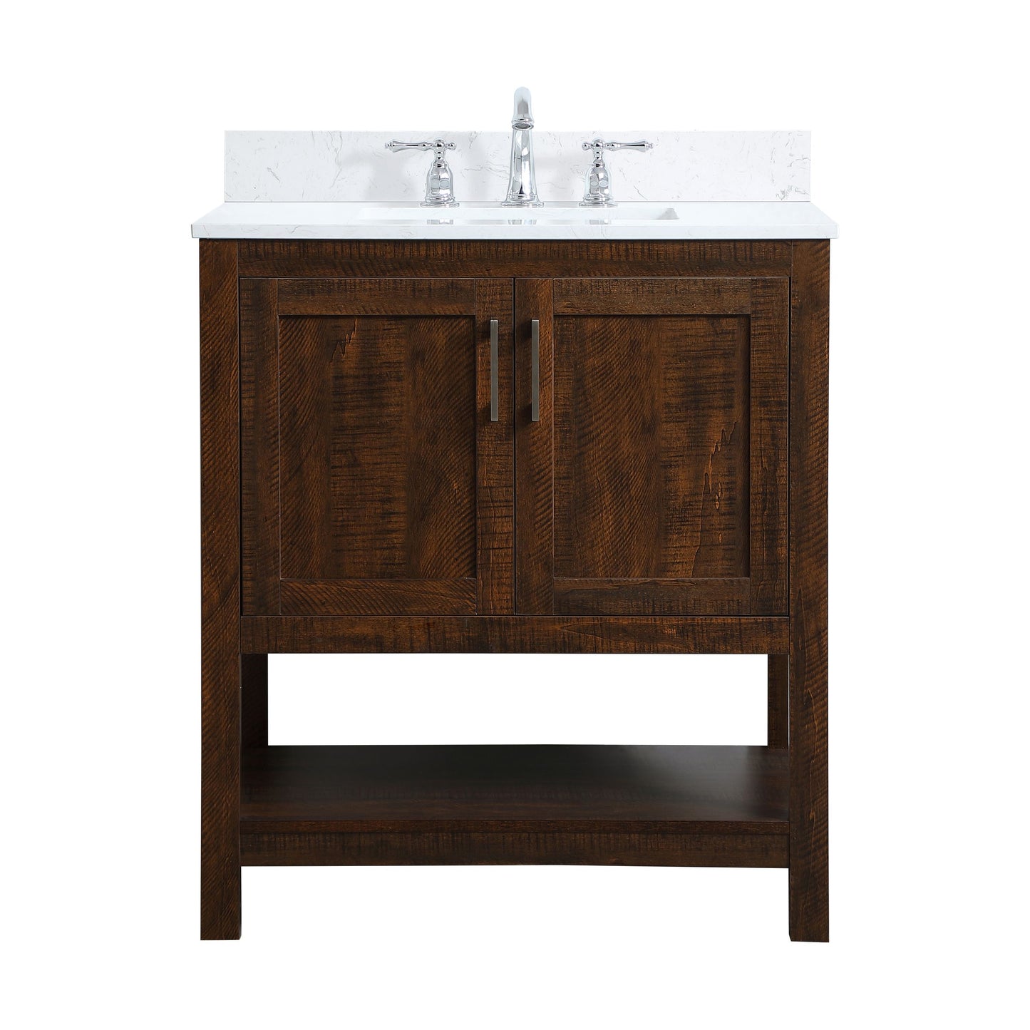 VF16030EX-BS 30" Single Bathroom Vanity in Espresso With Backsplash