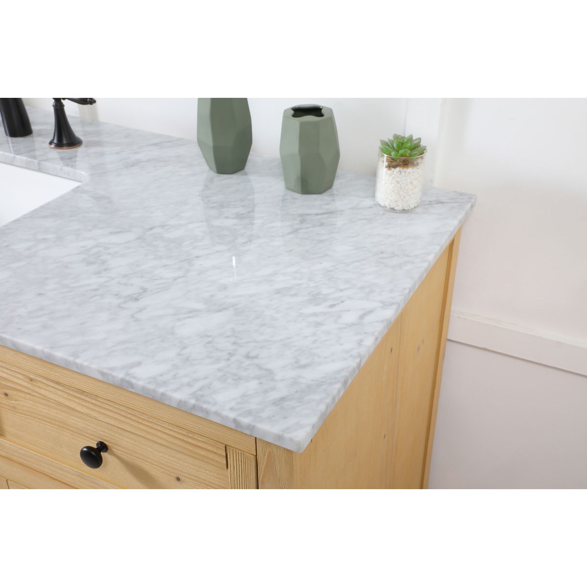 VF60260NW 60" Single Bathroom Vanity in Natural Wood