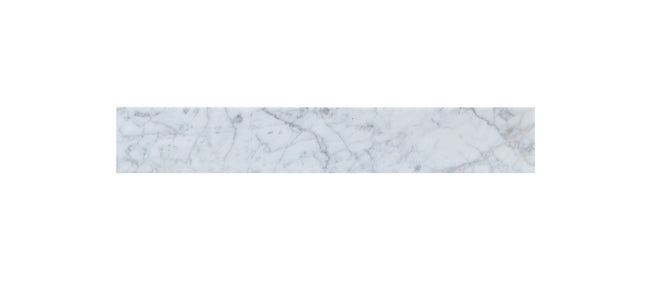 Vanity Backsplash in Carrara White
