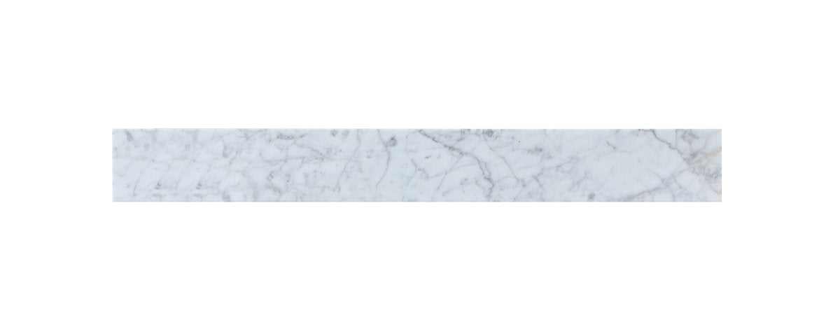 Vanity Backsplash in Carrara White