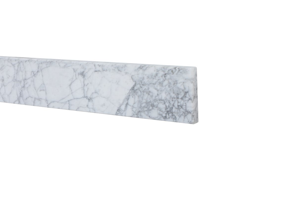 Vanity Backsplash in Carrara White