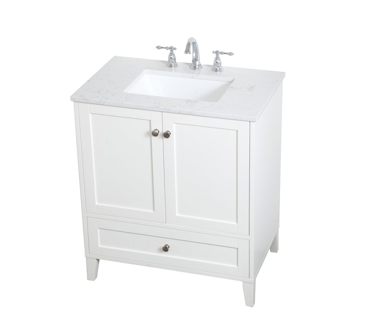 VF18030WH 30" Single Bathroom Vanity in White