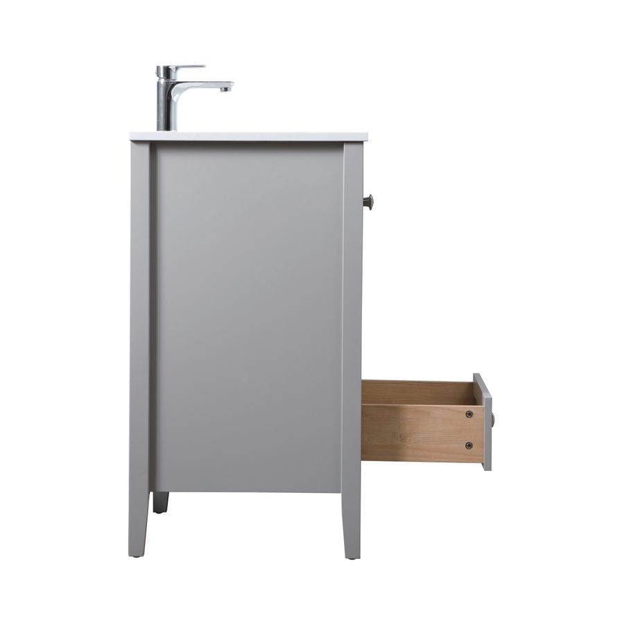 VF21124GR - Hamilton 24" Bathroom Vanity Set in Gray