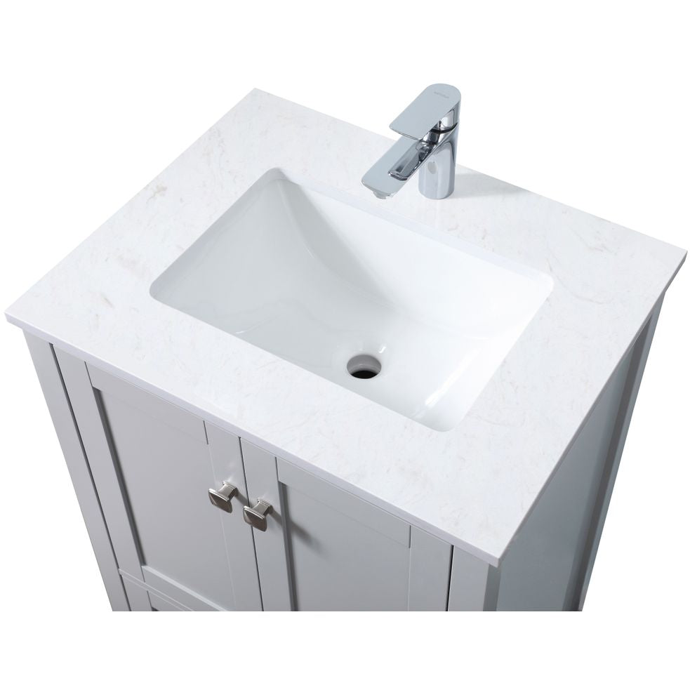 VF21124GR - Hamilton 24" Bathroom Vanity Set in Gray