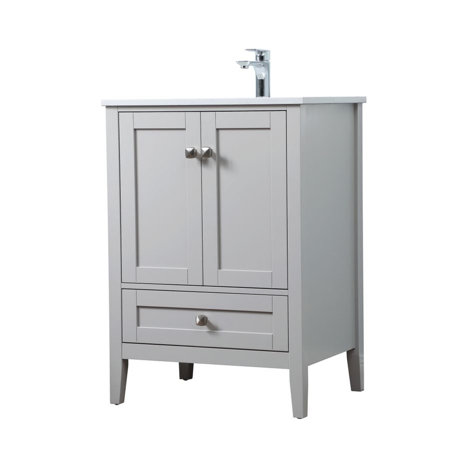 VF21124GR - Hamilton 24" Bathroom Vanity Set in Gray