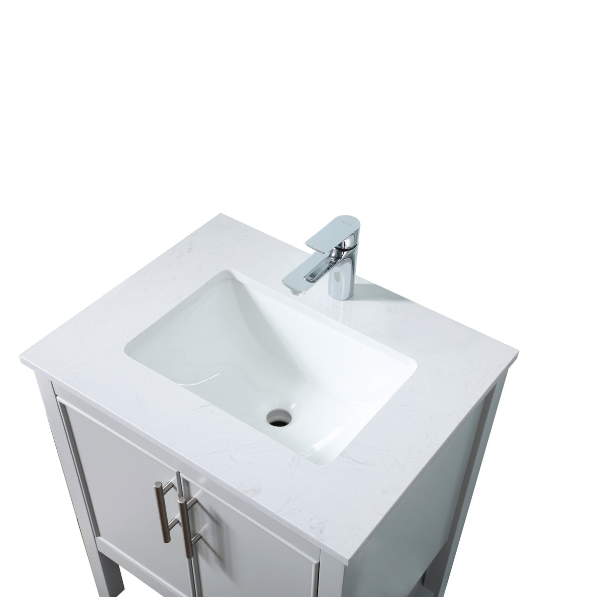 VF26624GR - Everett 24" Bathroom Vanity Set in Gray