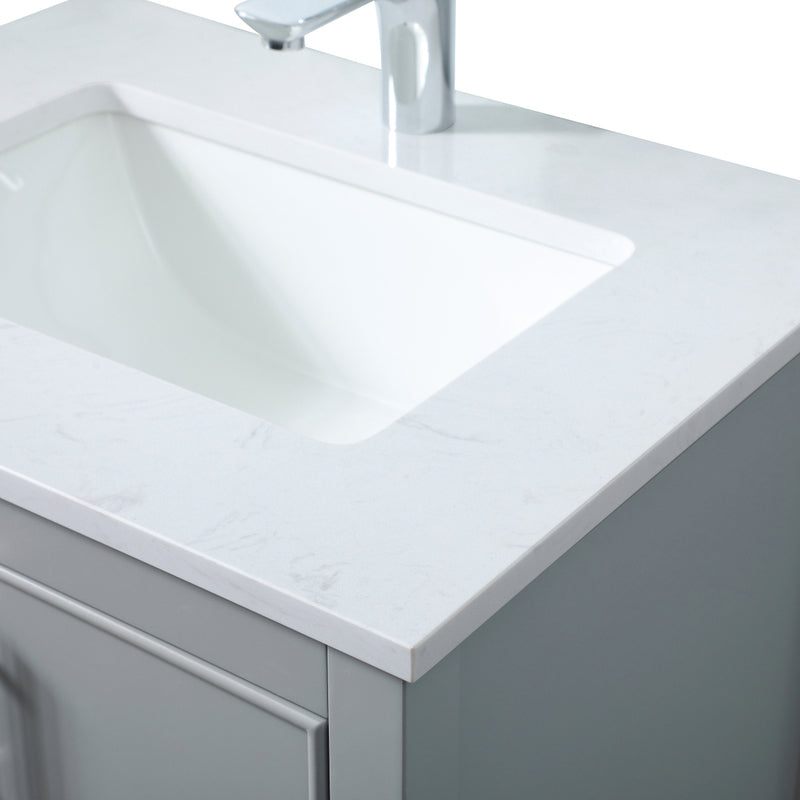 VF26624GR - Everett 24" Bathroom Vanity Set in Gray